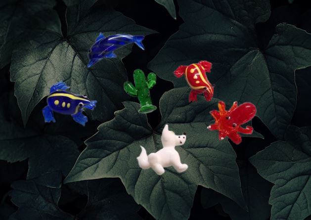 Crystal animals figurines Crystal animals figurines